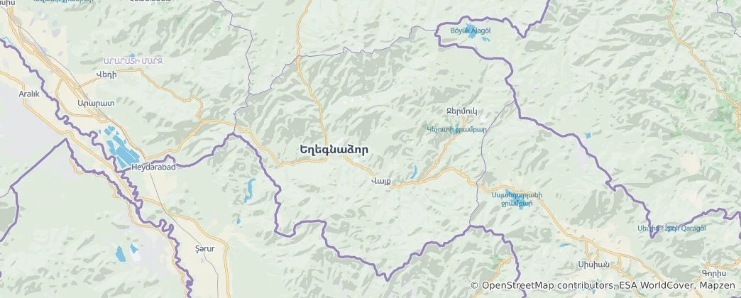 Mappa di Vayoc’ Jor