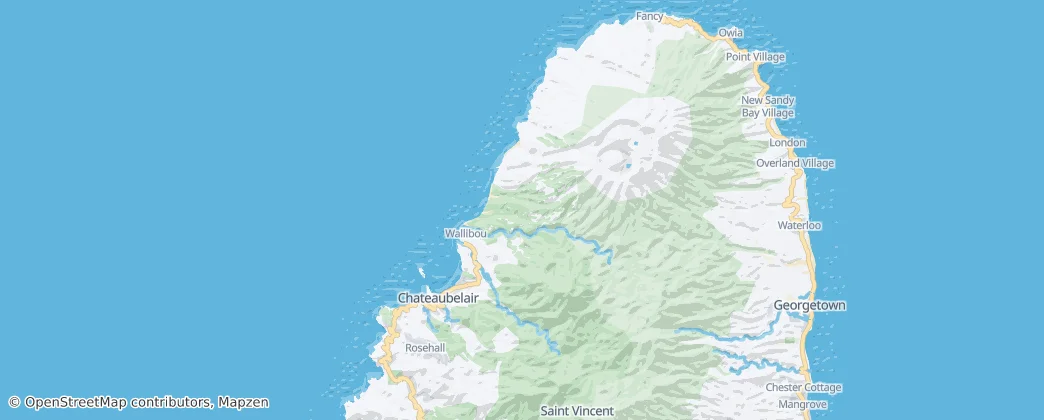 Saint David Parish — Map