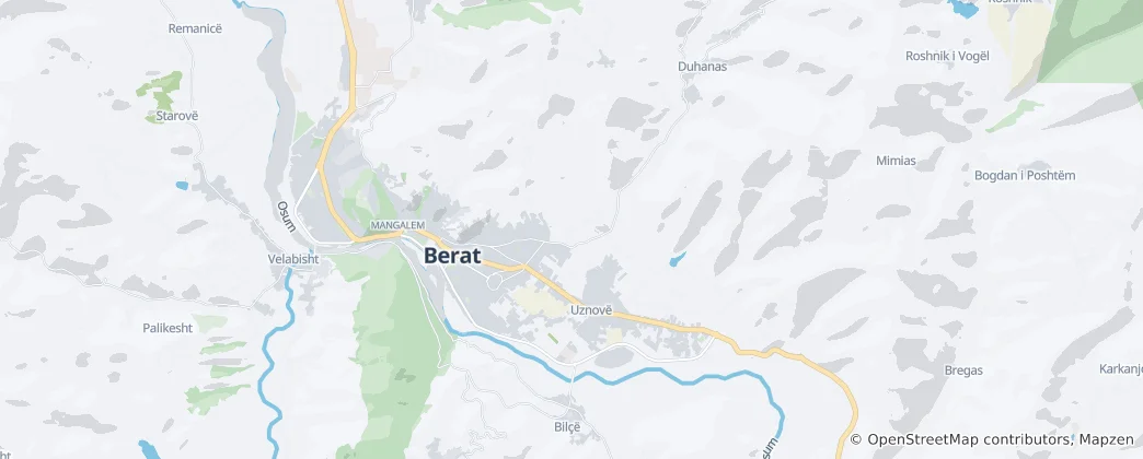 Map of Berat