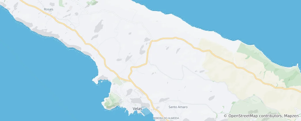 Mappa di Velas (São Jorge)