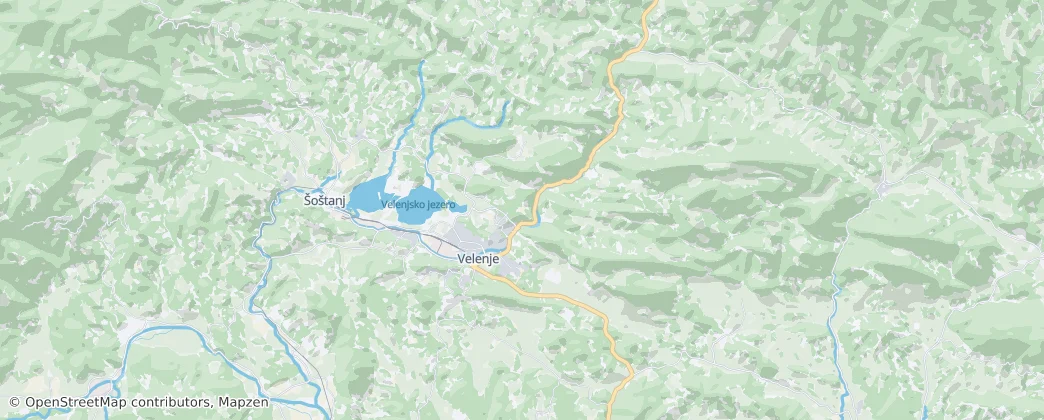 Velenje — Mapa
