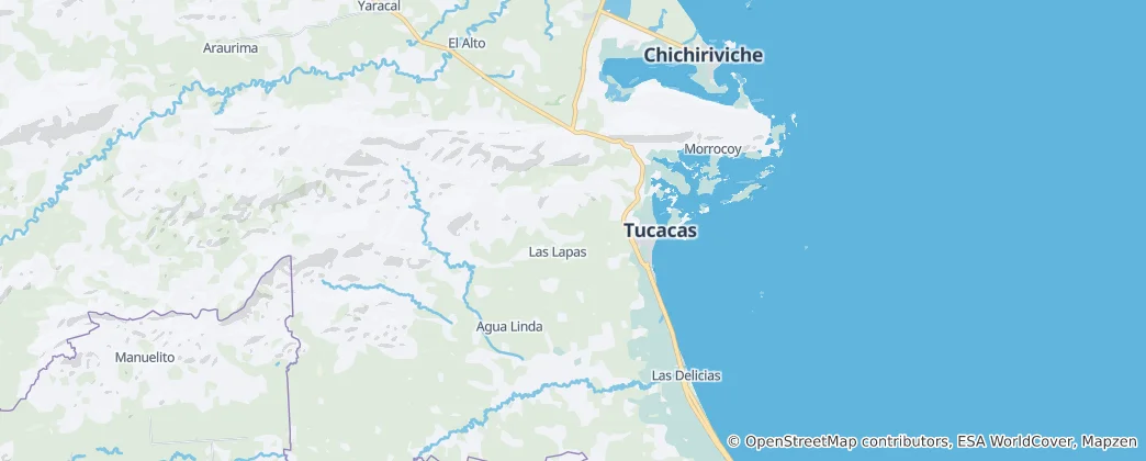 Map of Municipio Silva