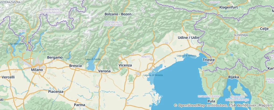 Mapa De Véneto