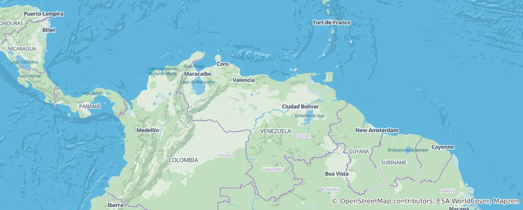 Map of Venezuela
