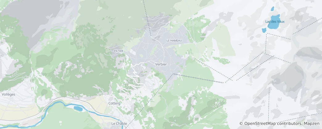Térkép: Verbier
