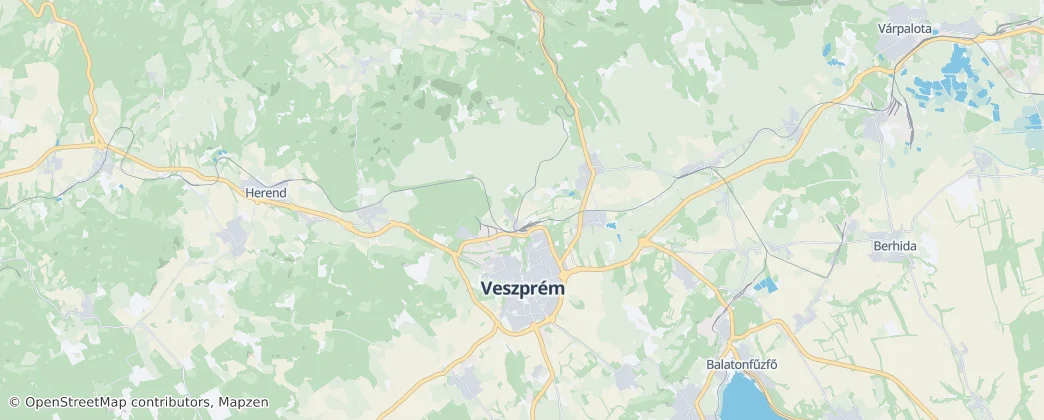 Veszprém — Harita