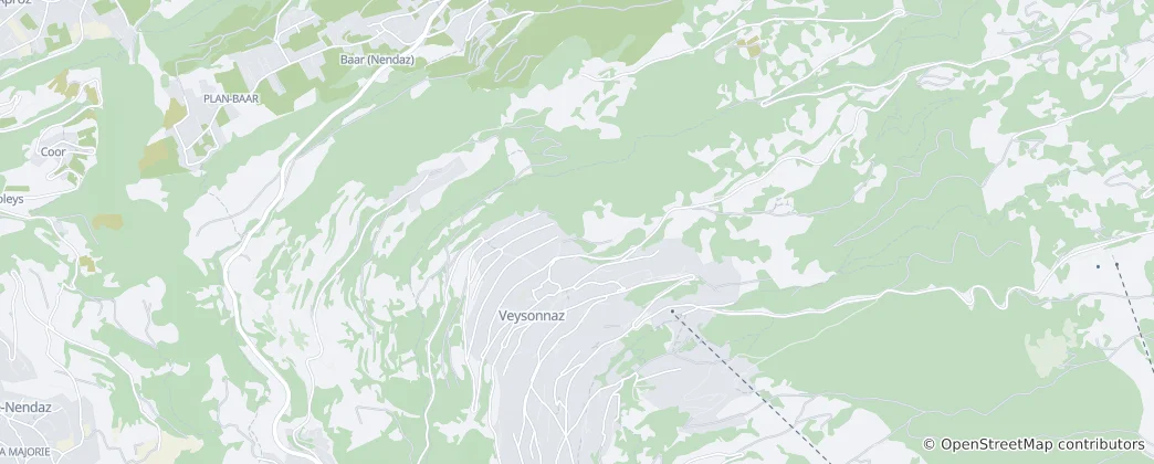 Mappa di Veysonnaz