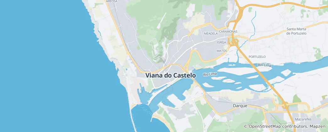 Mappa di Viana do Castelo