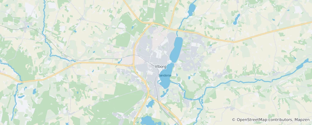 Karte von Viborg