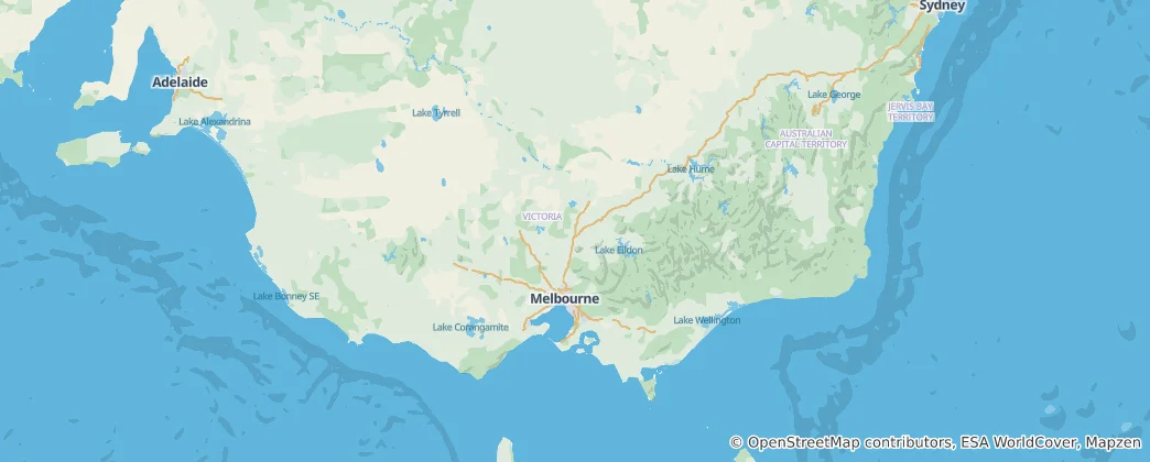 Mapa Victoria