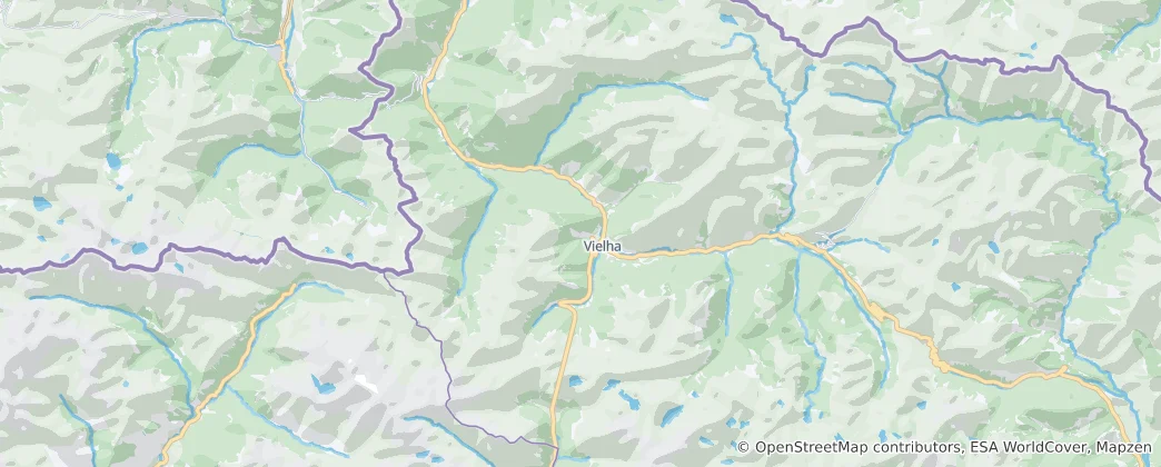 Vielha e Mijaran Haritası