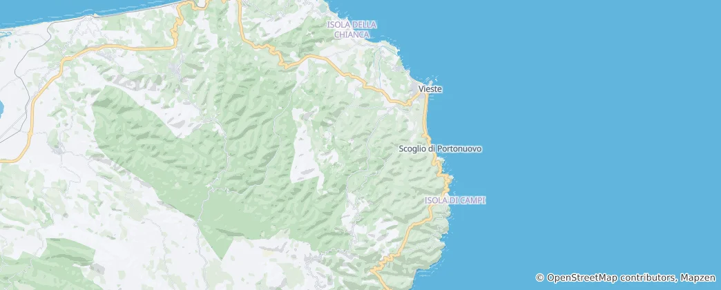Карта Вьесте