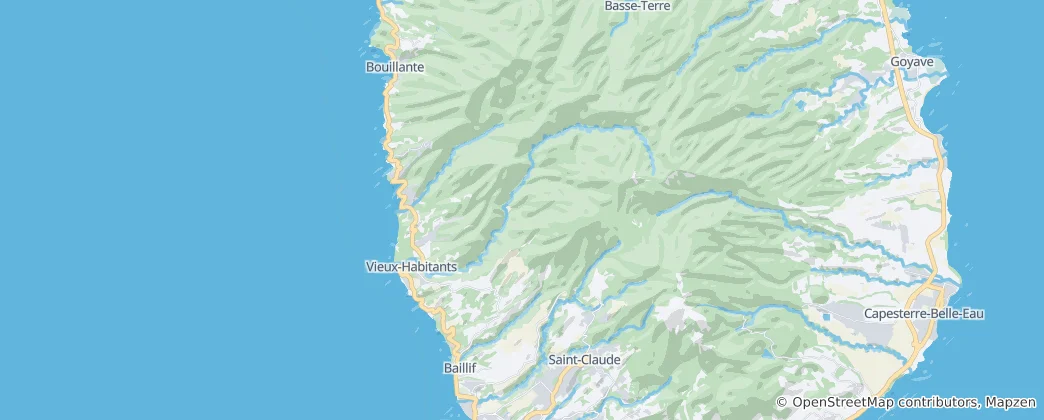 Mapa Vieux-Habitants