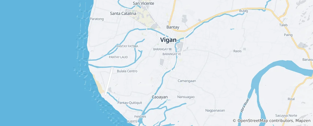 Mapa Vigan