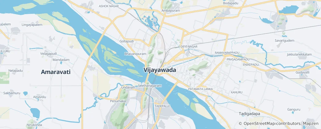 Mapa Widźajawada