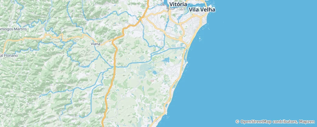Vila Velha Haritası