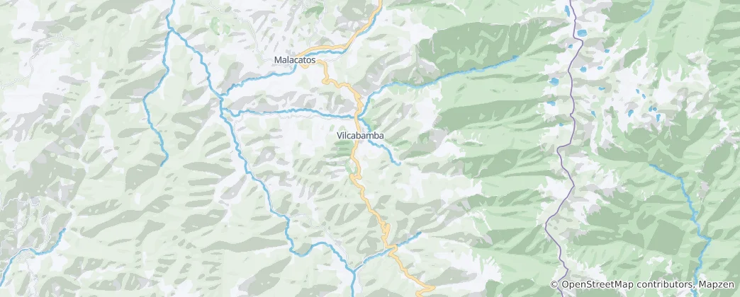 Map of Vilcabamba