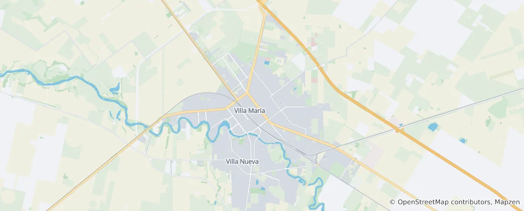 Map of Villa María