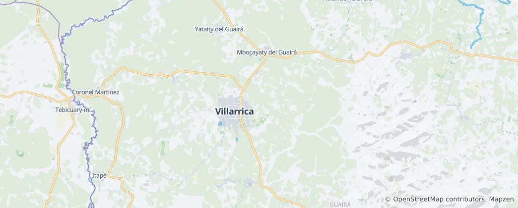 Map of Villarrica