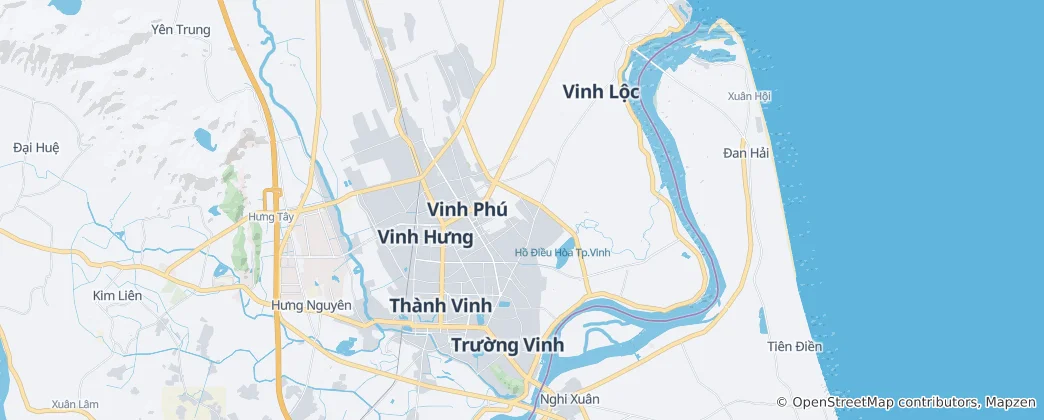 Mapa Vinh