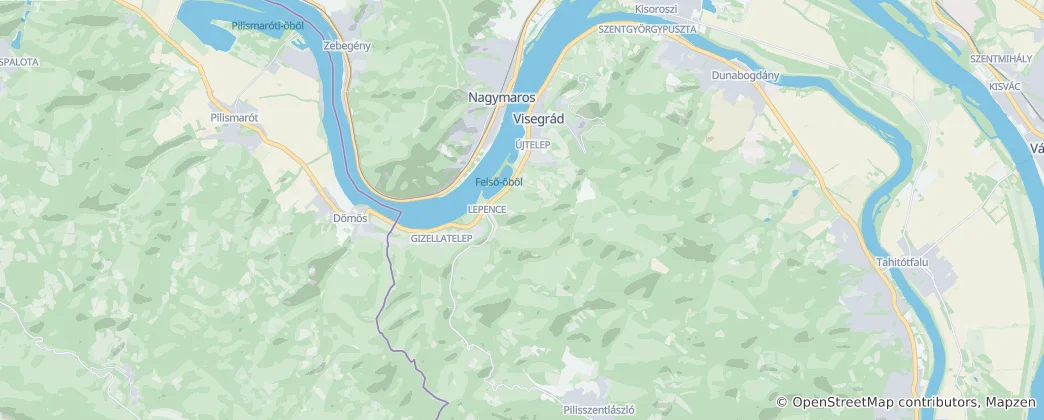 Mapa De Visegrád