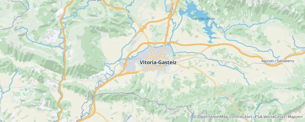 Mappa di Vitoria