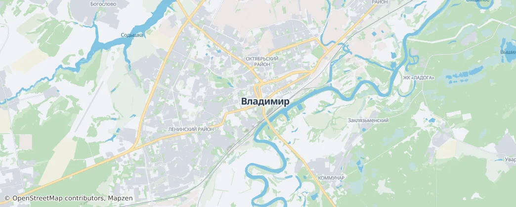 弗拉基米尔 — 地图