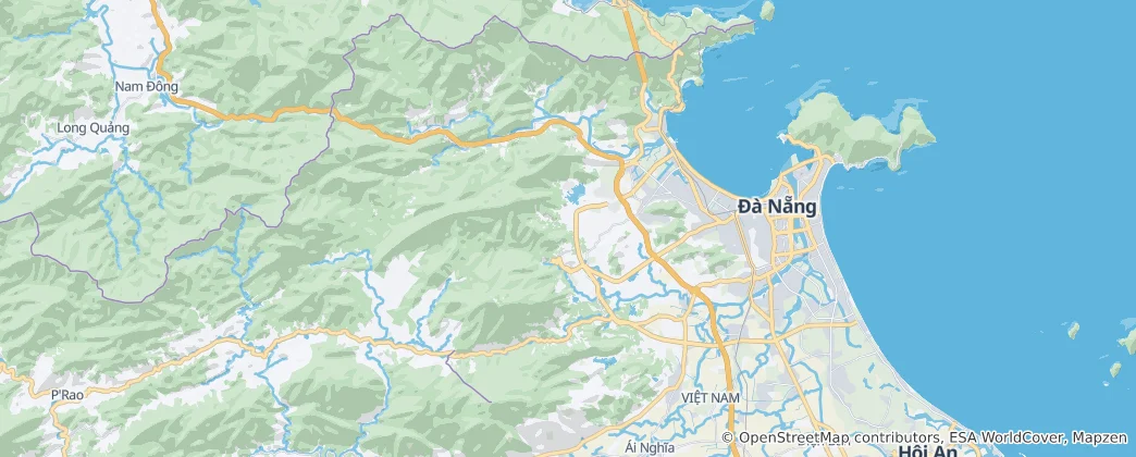 Mapa Hòa Vang