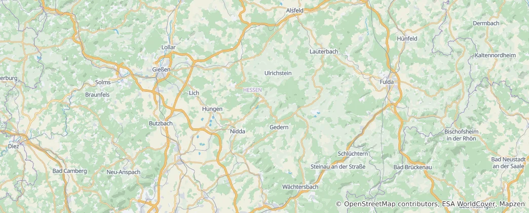 Vogelsberg 地图