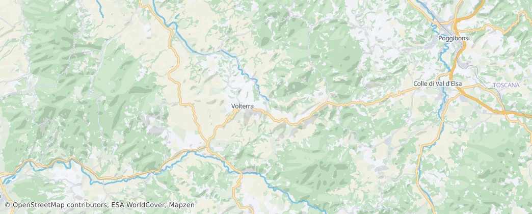 Volterra — Térkép