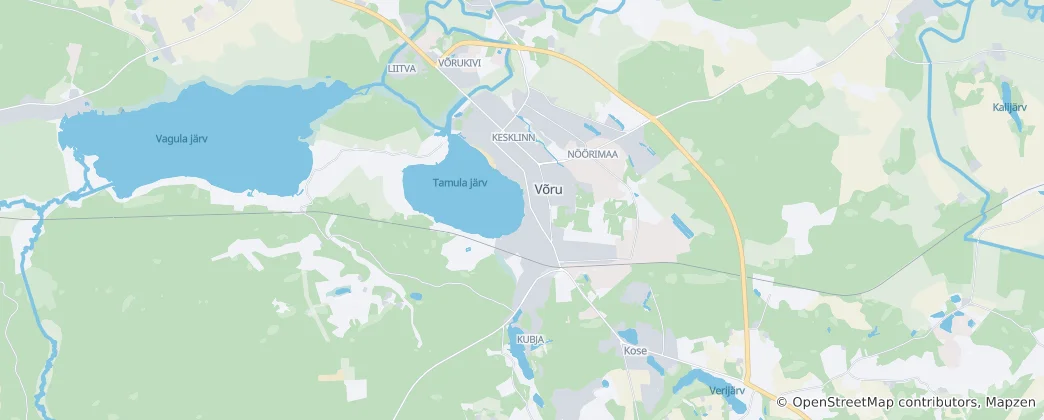 Mapa Voru