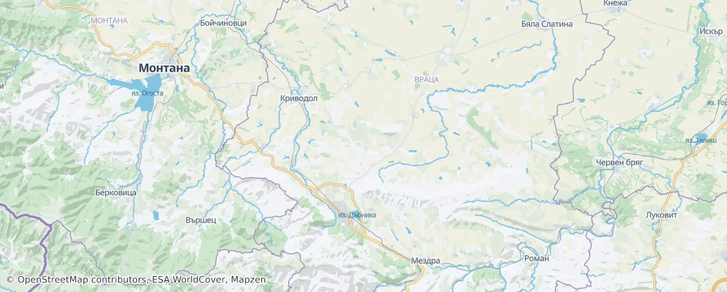 Vratsa — Mapa