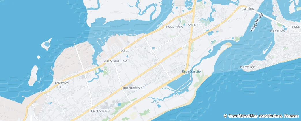 Map of Vung Tau