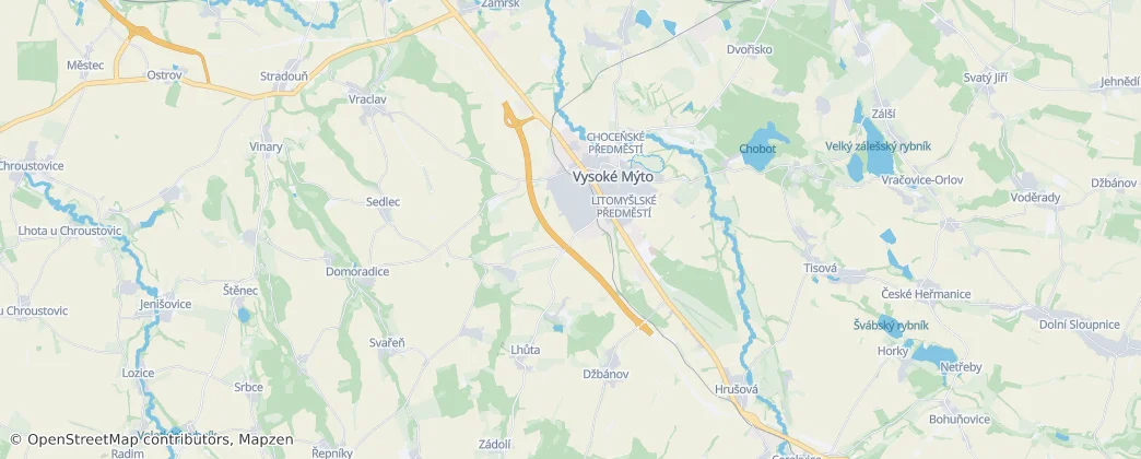 Vysoké Mýto — 지도