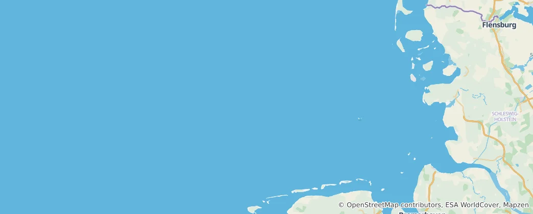 Mapa Wadden Sea World Heritage