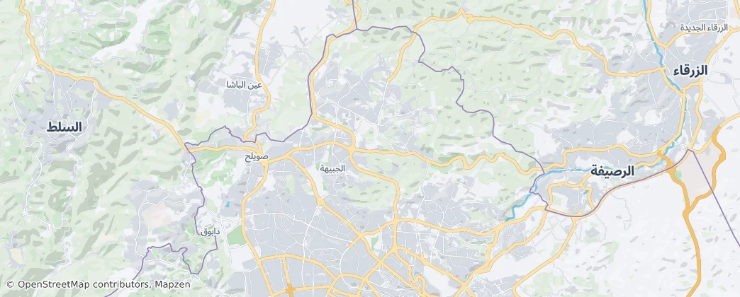 Wadi al-Sayr — mapa