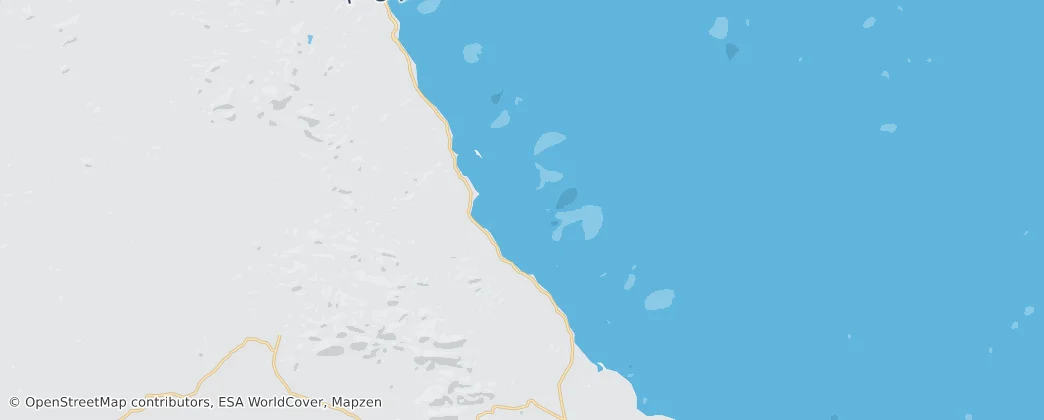 Mapa Wadi El-Gemal - Hamata National Park
