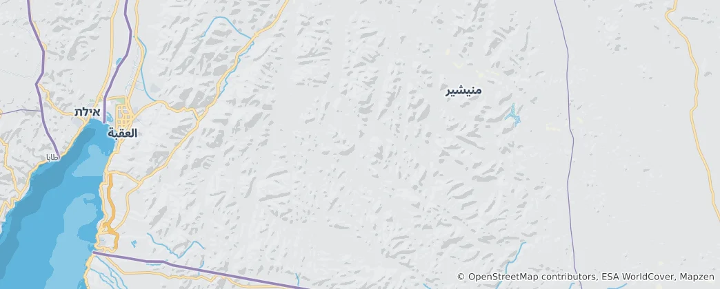 Map of Wadi Rum