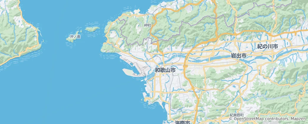 和歌山 地图