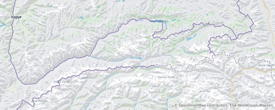 Térkép: Wakhan