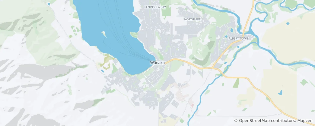 Map of Wānaka