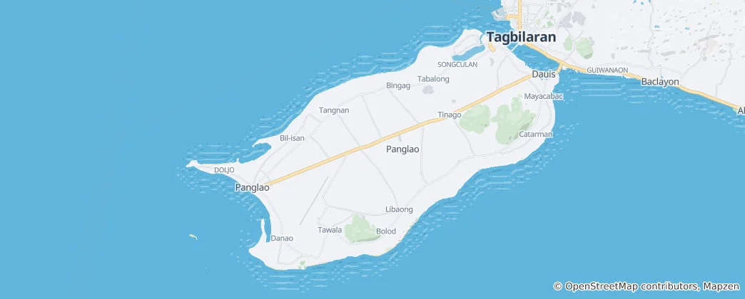 Mappa di Panglao