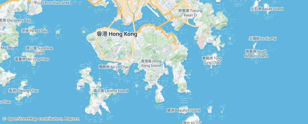 Isla de Hong Kong — Mapa