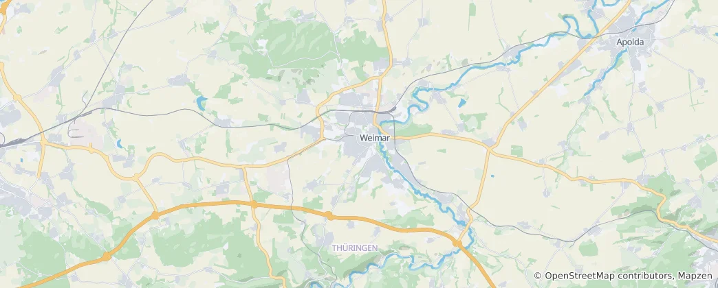 Mapa De Weimar