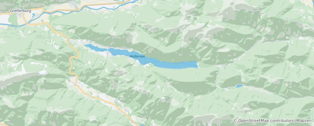 Térkép: Weissensee