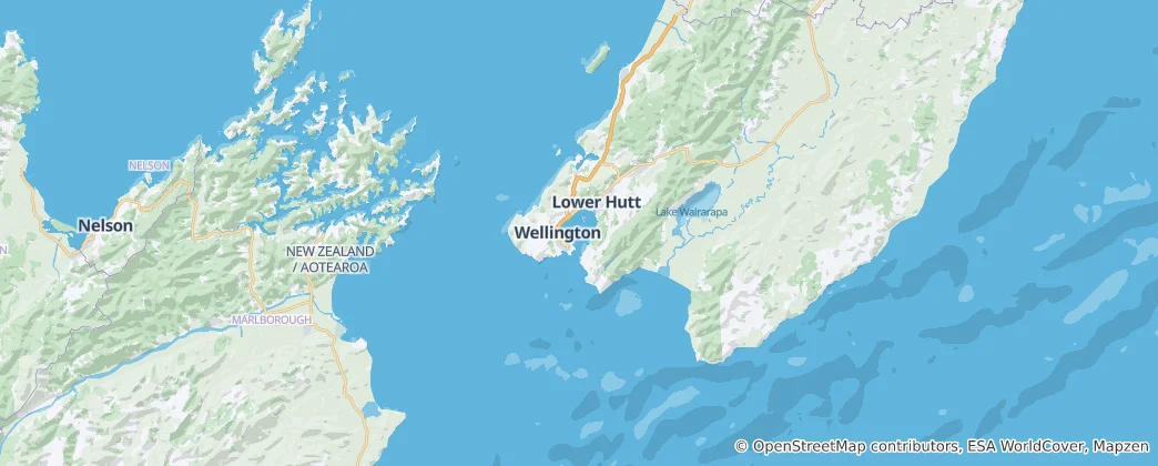 Mappa di Wellington
