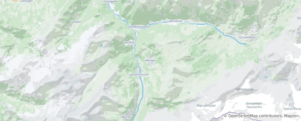 Map of Wengen