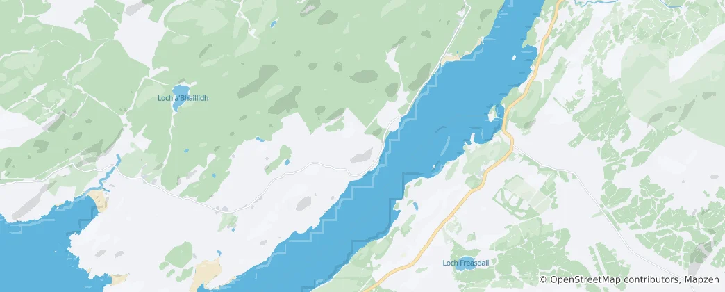 Mappa di West Loch Tarbert