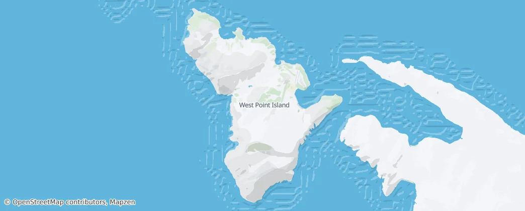 West Point Island — Map