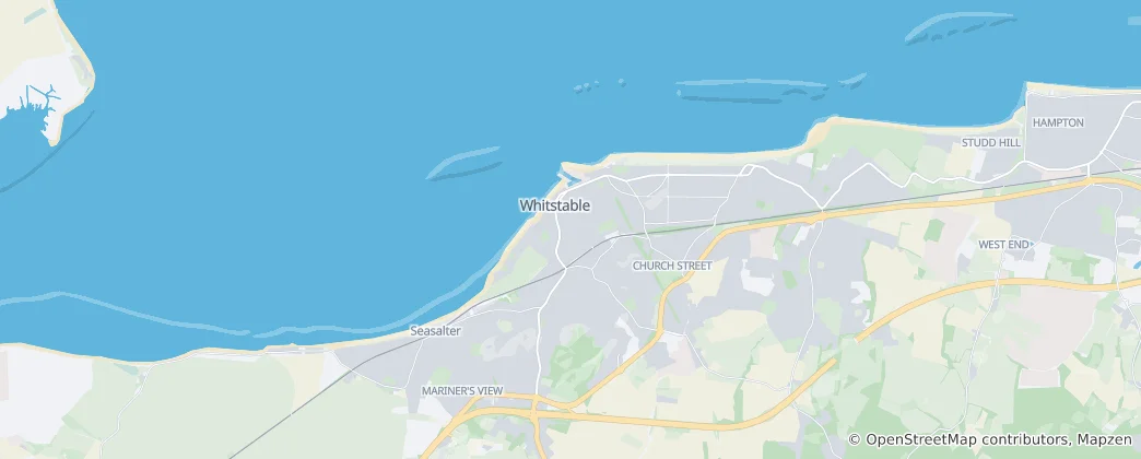 Mapa De Whitstable